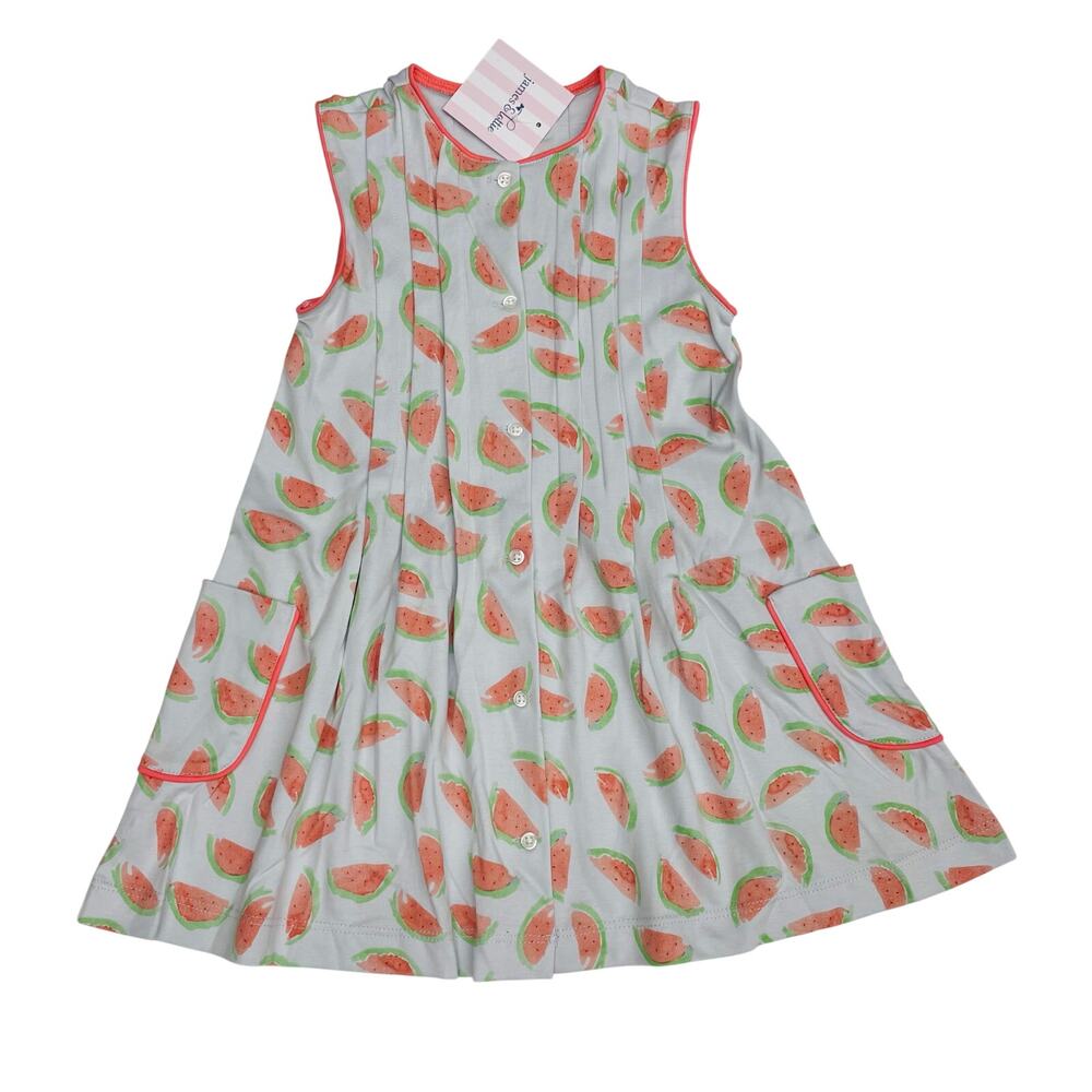 NWT James & Lottie Size 5 Watermelon Reagan Dress